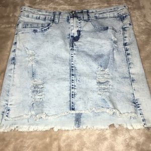 Jean skirt